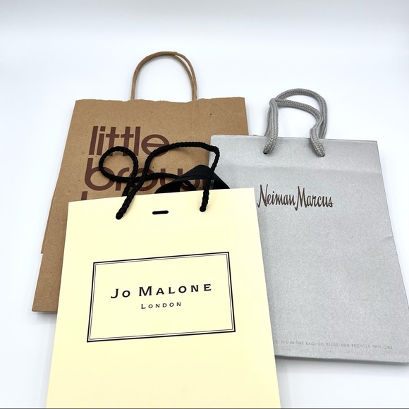 ✨Bloomingdale’s, Jo Malone, Neiman Marcus Paper Shopping Tote Retail Bags Set - Picture 8 of 8